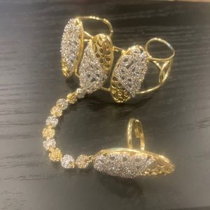 Bracelet and ring piece